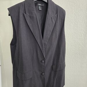 Forever 21 Black Vest